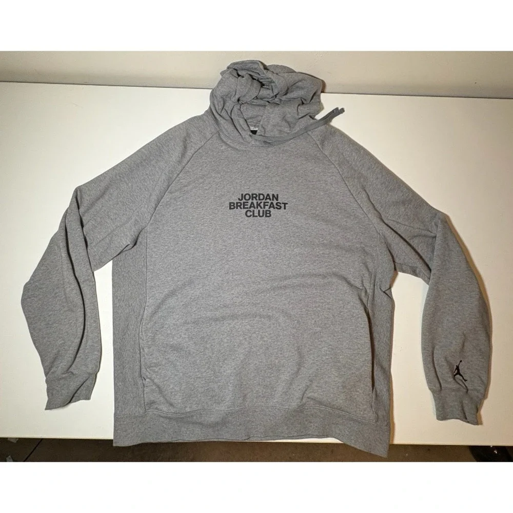 Air Jordan DRI-FIT Gray Hoodie | JORDAN BREAKFAST CLUB | XL